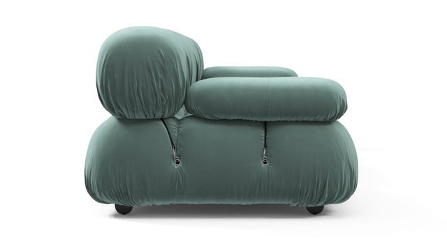 Bellini Sofa - Mario Bellini Three Seater Sofa, Jadeite Luxe Velvet