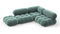 Bellini Sectional - Mario Bellini Sectional, Small Right Corner, Jadeite Luxe Velvet