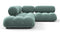 Bellini Sectional - Mario Bellini Sectional, Small Right Corner, Jadeite Luxe Velvet