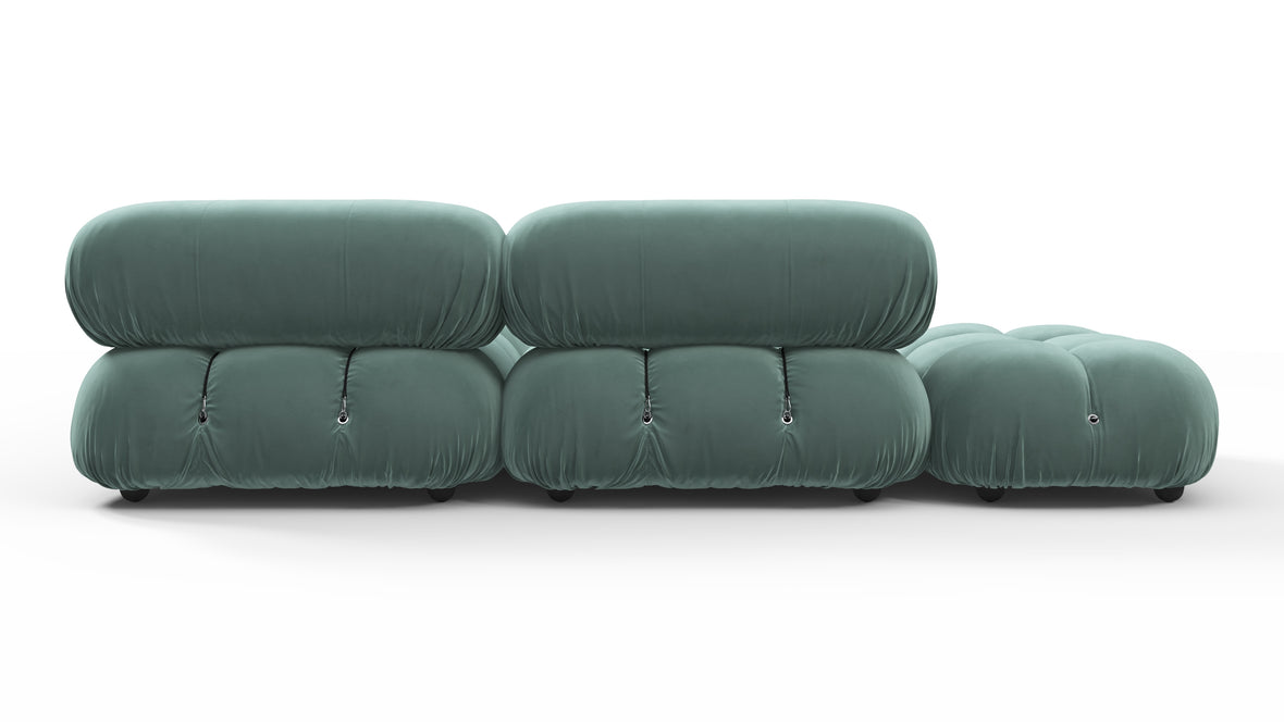 Bellini Sectional - Mario Bellini Sectional, Small Right Corner, Jadeite Luxe Velvet