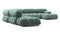 Bellini Large Sectional - Mario Bellini Large Sectional, Left Corner, Jadeite Luxe Velvet