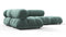 Bellini Sectional - Mario Bellini Sectional, Small Left Corner, Jadeite Luxe Velvet