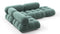 Bellini Sectional - Mario Bellini Sectional, Small Left Corner, Jadeite Luxe Velvet