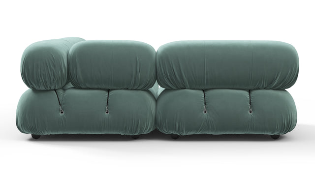 Bellini Sectional - Mario Bellini Sectional, Small Left Corner, Jadeite Luxe Velvet