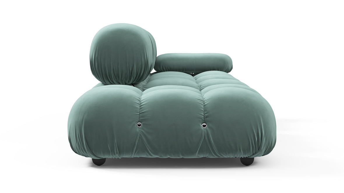 Bellini Sofa - Mario Bellini Open End Sofa, Left, Jadeite Luxe Velvet