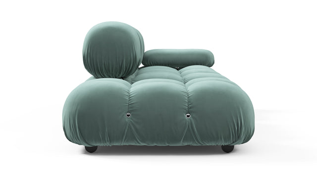 Bellini Sofa - Mario Bellini Open End Sofa, Left, Jadeite Luxe Velvet