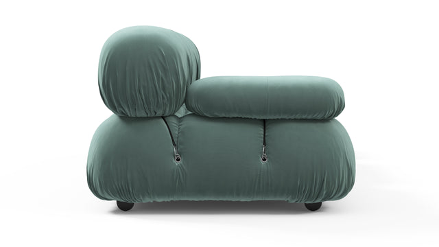 Bellini Sofa - Mario Bellini Open End Sofa, Right, Jadeite Luxe Velvet