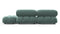 Bellini Sofa - Mario Bellini Open End Sofa, Right, Jadeite Luxe Velvet