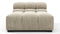 Tufty - Tufty Module, Armless Chaise, Beige Gray Chenille