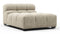 Tufty - Tufty Module, Armless Chaise, Beige Gray Chenille