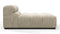 Tufty - Tufty Module, Armless Chaise, Beige Gray Chenille