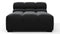 Tufty - Tufty Module, Armless Chaise, Black Velvet
