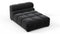 Tufty - Tufty Module, Armless Chaise, Black Velvet