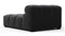 Tufty - Tufty Module, Armless Chaise, Black Velvet