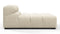 Tufty - Tufty Module, Armless Chaise, Eggshell Boucle