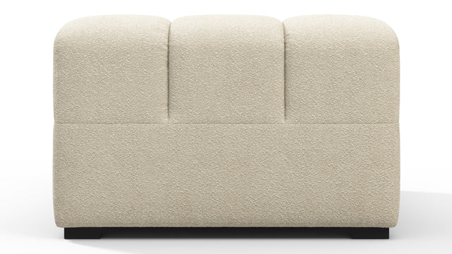 Tufty - Tufty Module, Armless Chaise, Eggshell Boucle