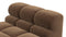 Tufty - Tufty Module, Armless Chaise, Mocha Velvet