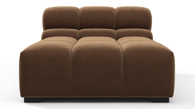 Tufty - Tufty Module, Armless Chaise, Mocha Velvet