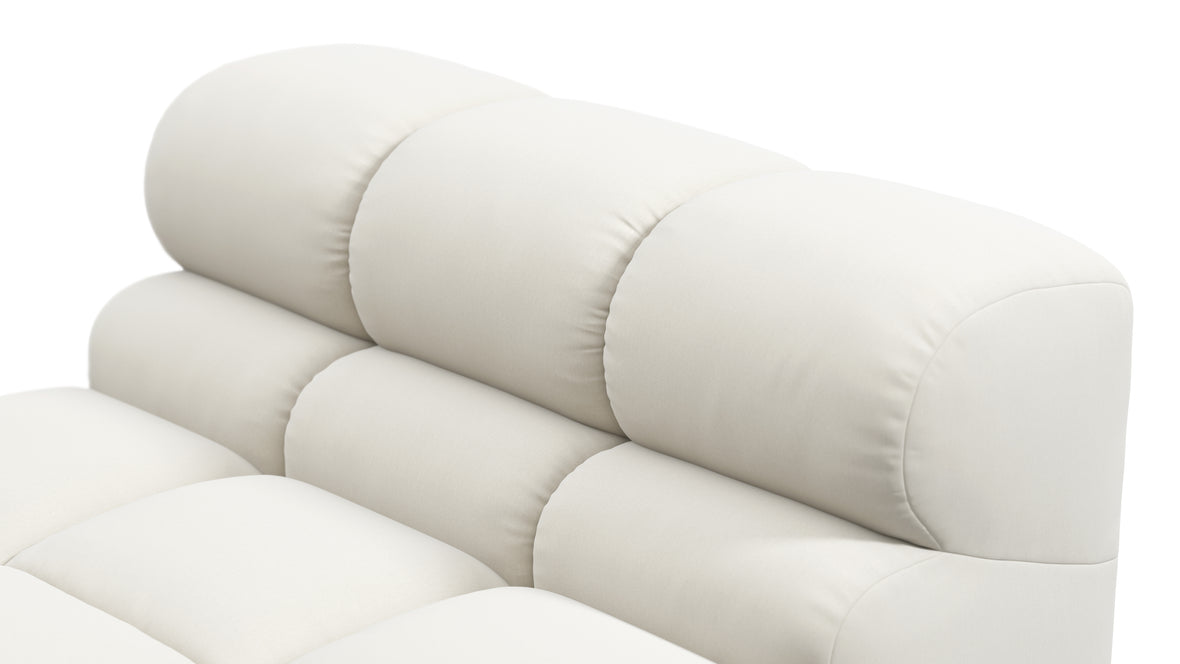 Tufty - Tufty Module, Armless Chaise, Oatmeal Brushed Weave