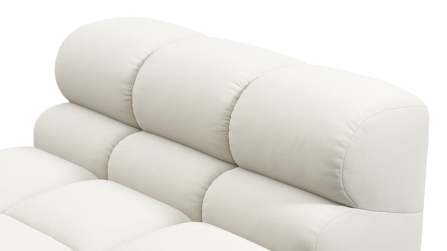 Tufty - Tufty Module, Armless Chaise, Oatmeal Brushed Weave
