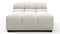 Tufty - Tufty Module, Armless Chaise, Oatmeal Brushed Weave