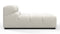 Tufty - Tufty Module, Armless Chaise, Oatmeal Brushed Weave