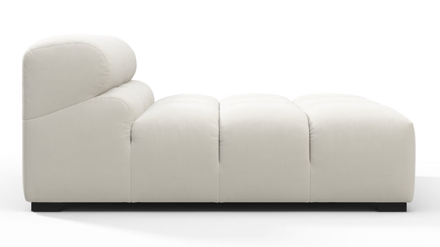 Tufty - Tufty Module, Armless Chaise, Oatmeal Brushed Weave