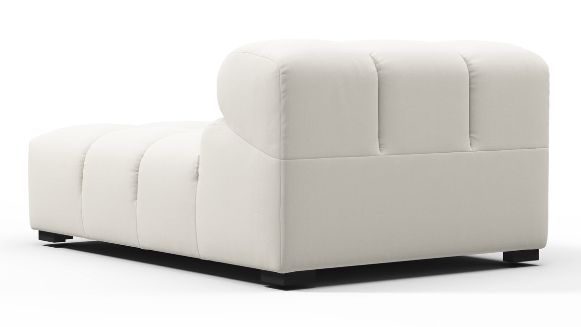 Tufty - Tufty Module, Armless Chaise, Oatmeal Brushed Weave