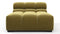 Tufty - Tufty Module, Armless Chaise, Olive Gold Velvet