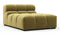 Tufty - Tufty Module, Armless Chaise, Olive Gold Velvet