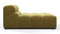 Tufty - Tufty Module, Armless Chaise, Olive Gold Velvet