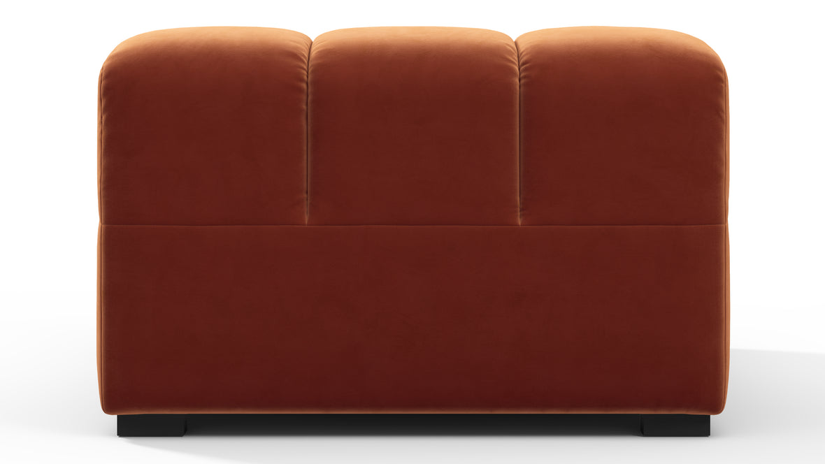 Tufty - Tufty Module, Armless Chaise, Spice Velvet