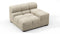 Tufty - Tufty Module, Right Arm, Beige Gray Chenille