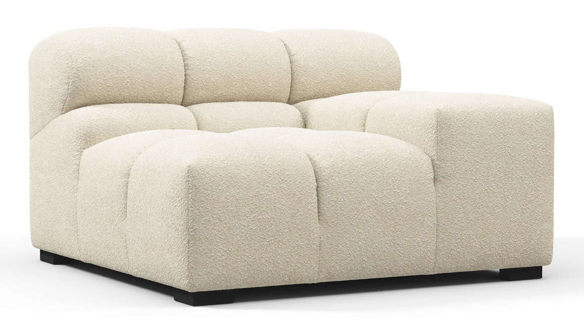 Tufty - Tufty Module, Right Arm, Eggshell Boucle
