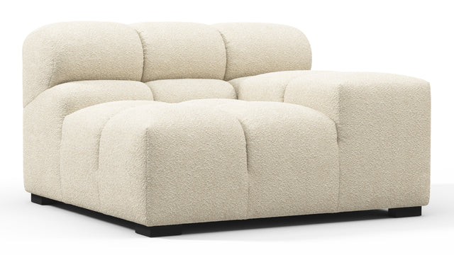 Tufty - Tufty Module, Right Arm, Eggshell Boucle
