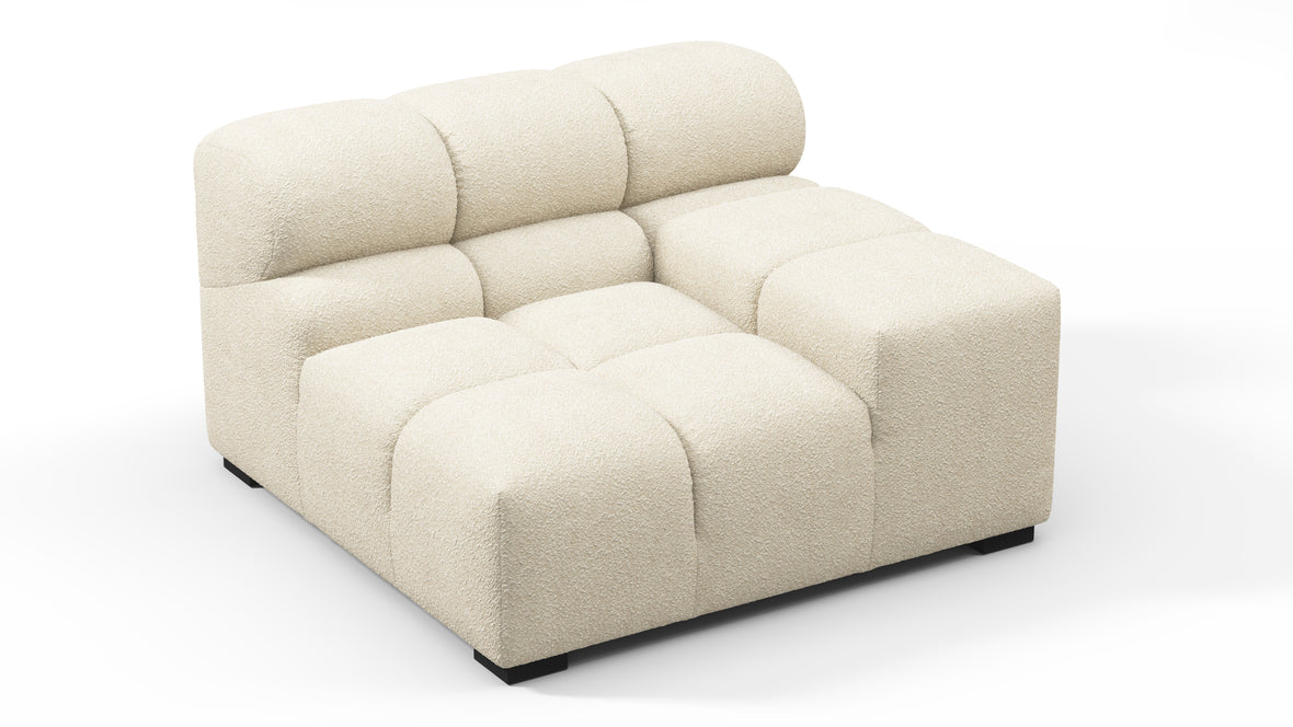 Tufty - Tufty Module, Right Arm, Eggshell Boucle