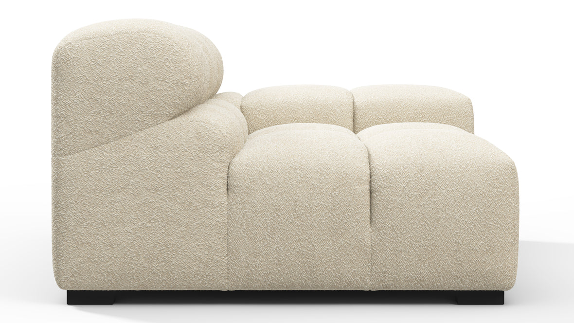 Tufty - Tufty Module, Right Arm, Eggshell Boucle