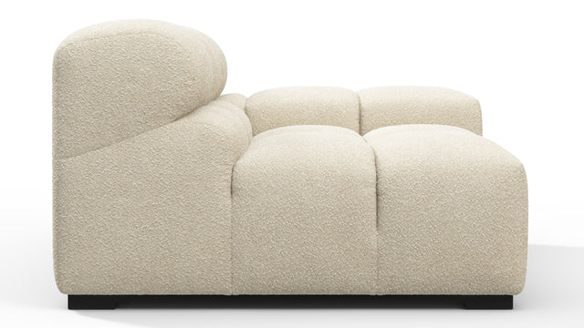 Tufty - Tufty Module, Right Arm, Eggshell Boucle