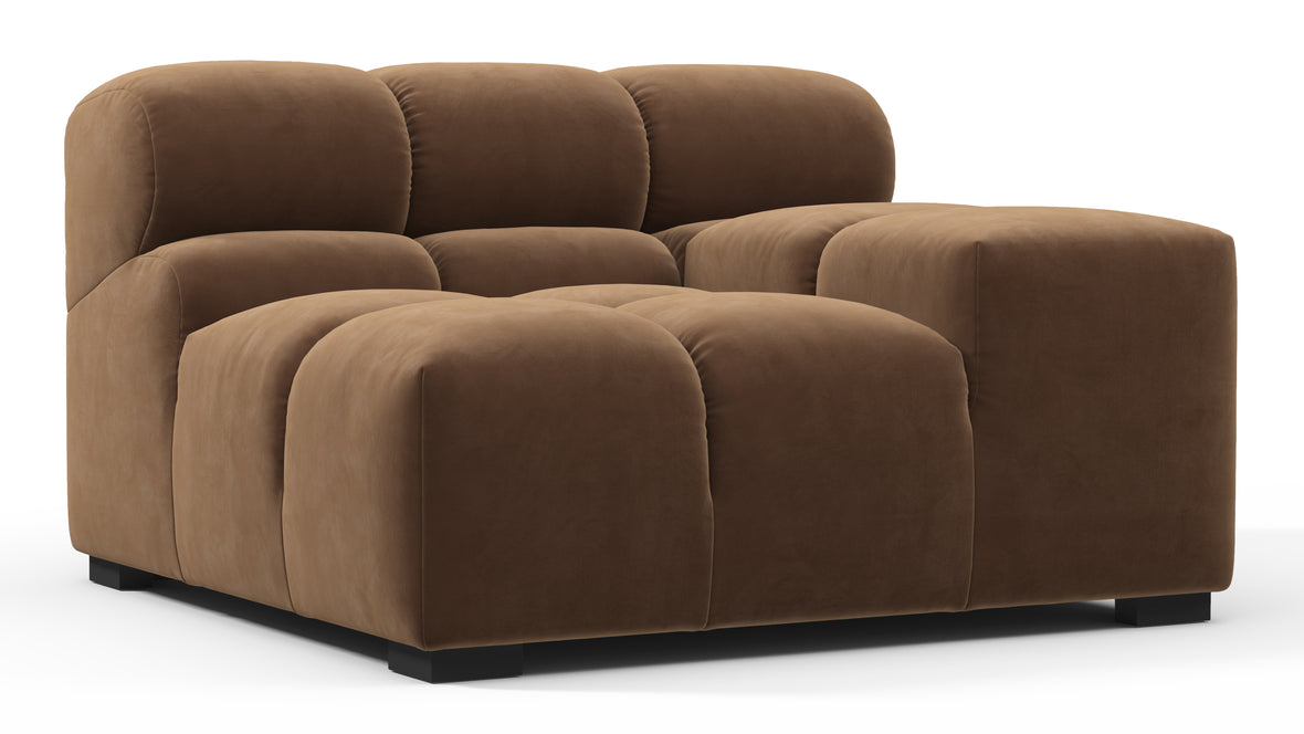Tufty - Tufty Module, Right Arm, Mocha Velvet