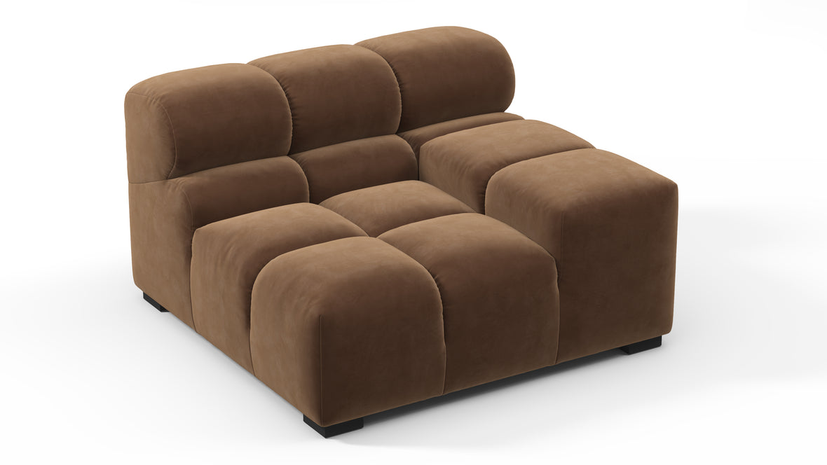 Tufty - Tufty Module, Right Arm, Mocha Velvet