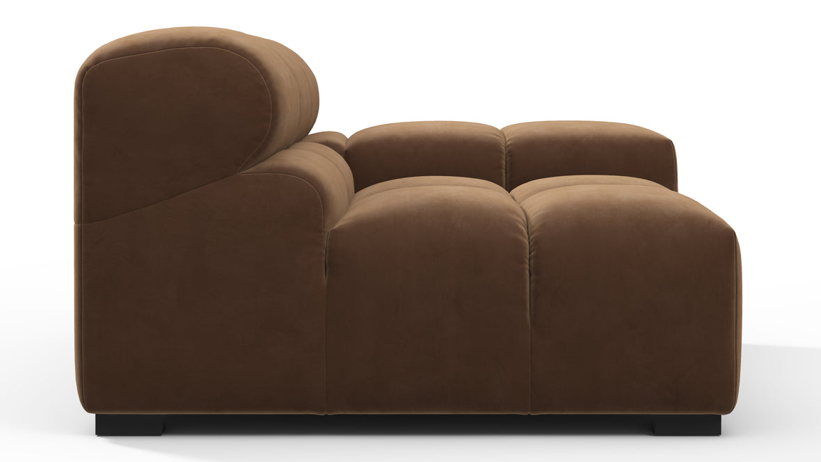 Tufty - Tufty Module, Right Arm, Mocha Velvet