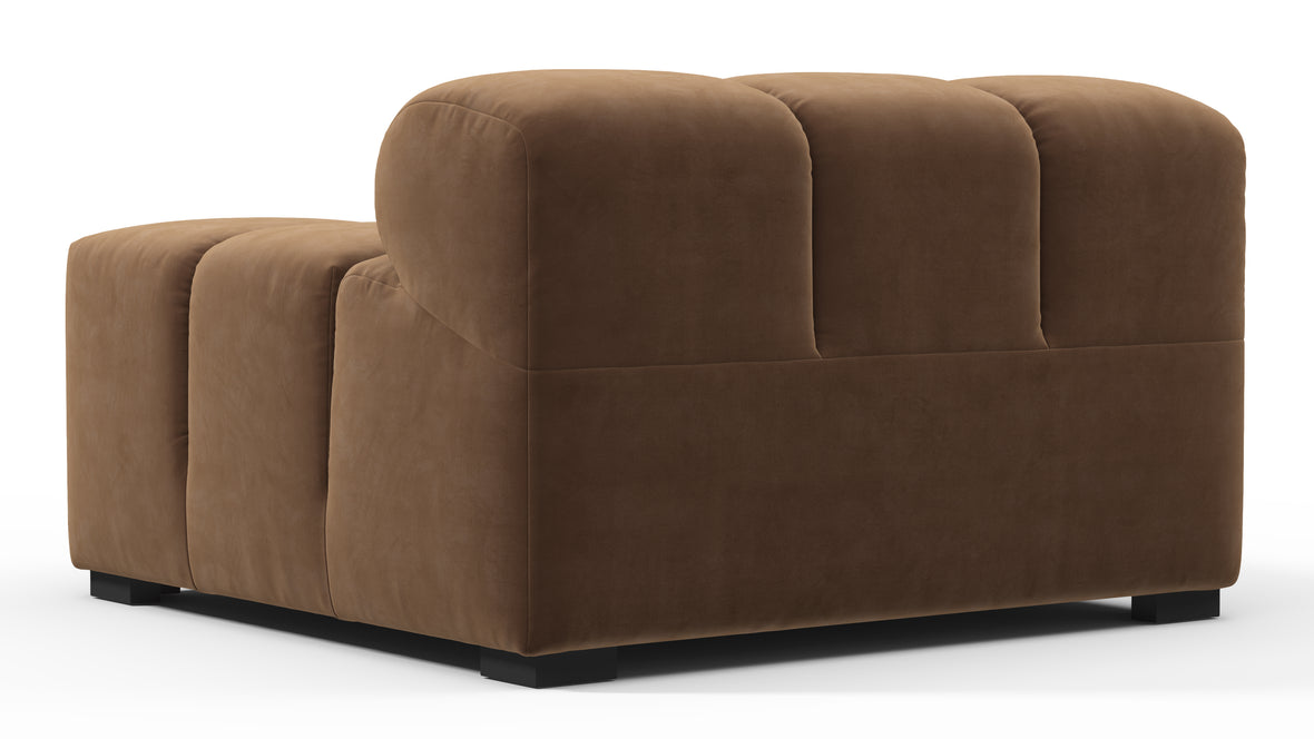 Tufty - Tufty Module, Right Arm, Mocha Velvet