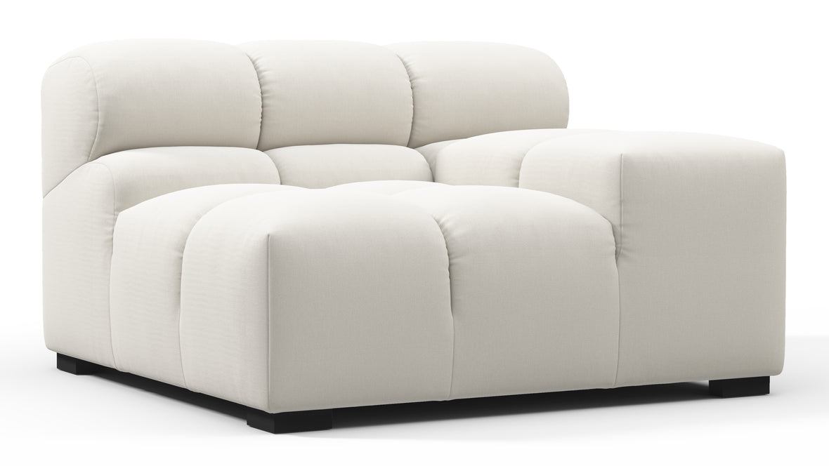 Tufty - Tufty Module, Right Arm, Oatmeal Brushed Weave