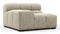 Tufty - Tufty Module, Left Arm, Beige Gray Chenille