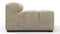 Tufty - Tufty Module, Left Arm, Beige Gray Chenille