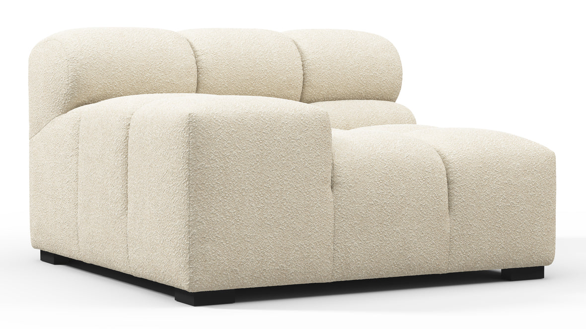 Tufty - Tufty Module, Left Arm, Eggshell Boucle