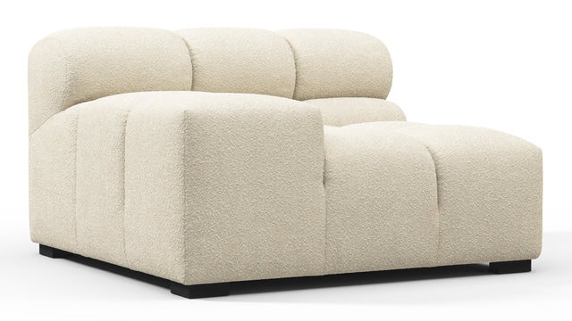 Tufty - Tufty Module, Left Arm, Eggshell Boucle