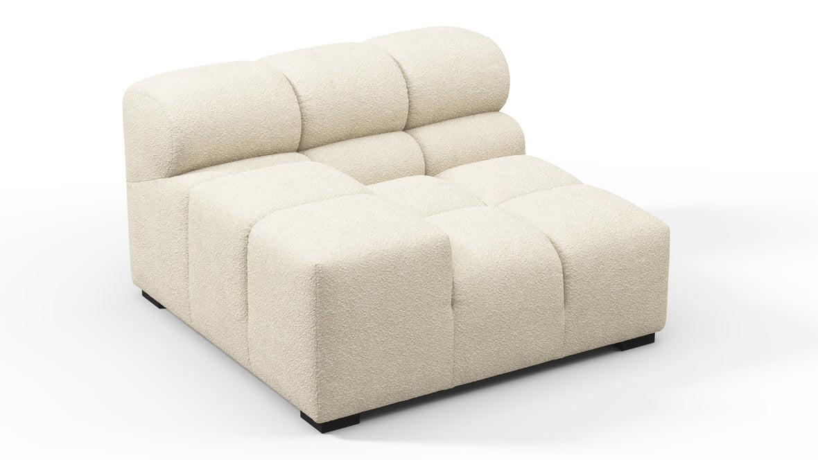 Tufty - Tufty Module, Left Arm, Eggshell Boucle