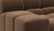 Tufty - Tufty Module, Left Arm, Mocha Velvet