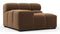 Tufty - Tufty Module, Left Arm, Mocha Velvet